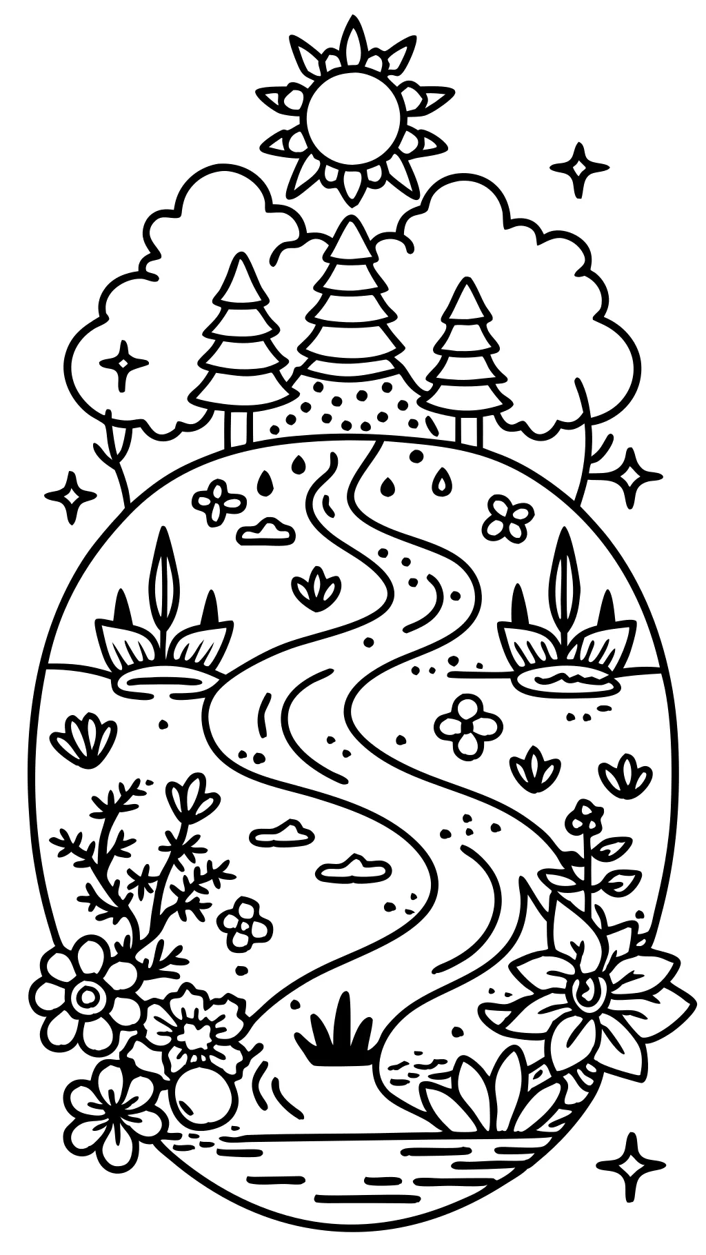 mindful coloring page